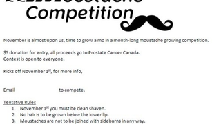 RIM Employees Are Growing Mustaches For Charity and Sport